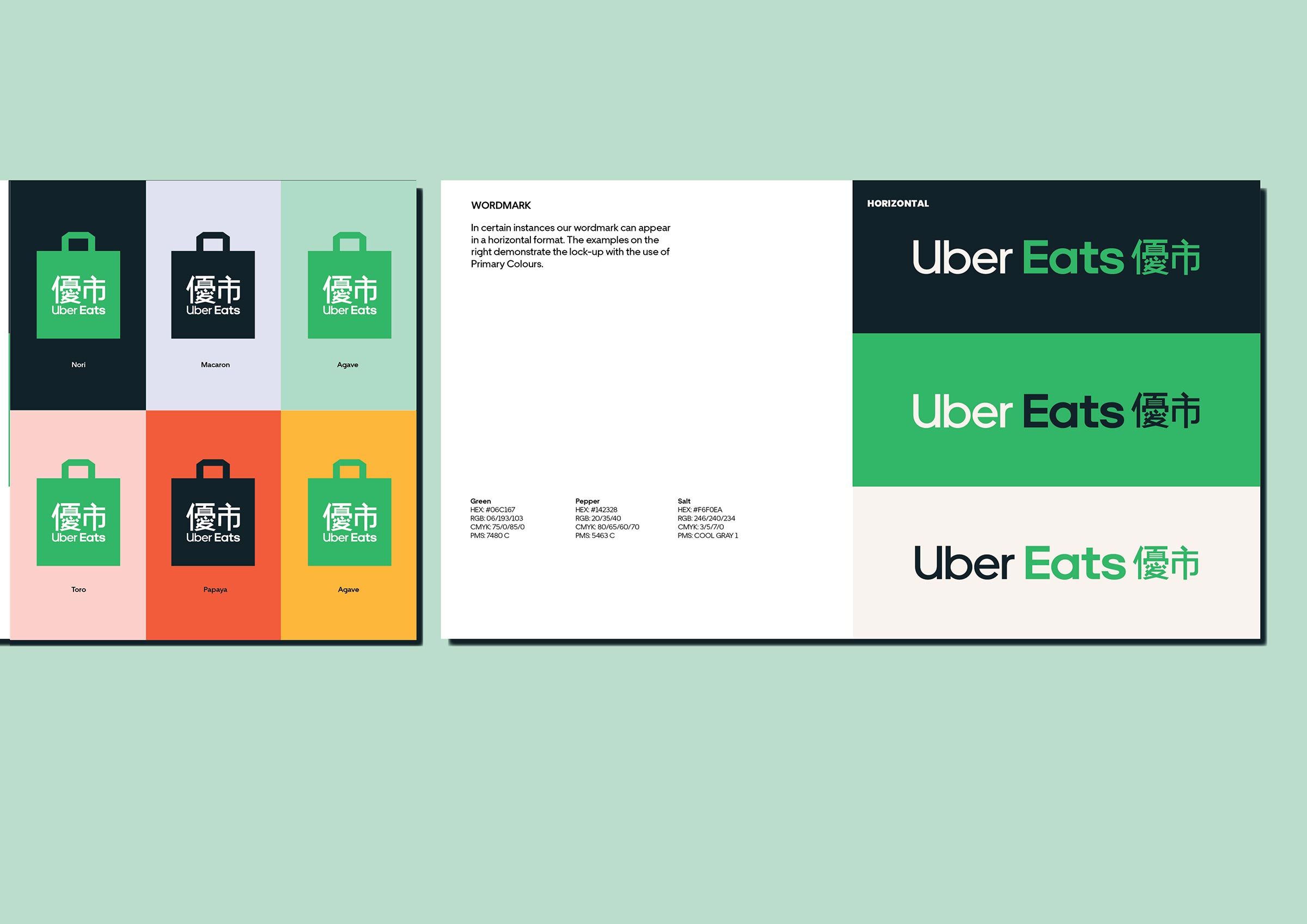 UBER EATS - 優市 - Brand Identity. Advertising Agency in Taiwan. Marketing and Branding - BE LUCKY Taipei.