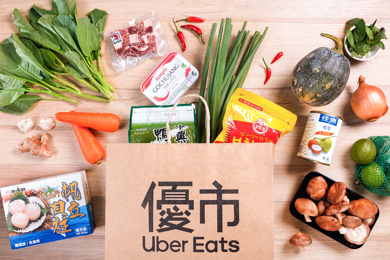 UBER EATS - 優市 - Brand Identity. Advertising Agency in Taiwan. Marketing and Branding - BE LUCKY Taipei.