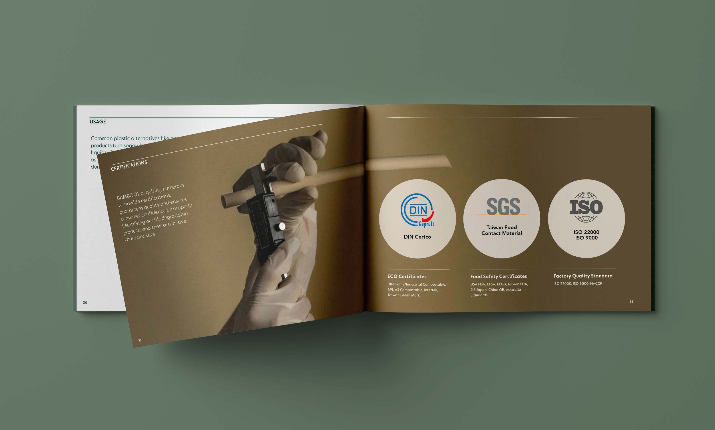 BAMBOO - Company Profile Booklet. Brand Story. Advertising Agency in Taiwan. Marketing and Branding - BE LUCKY Taipei.