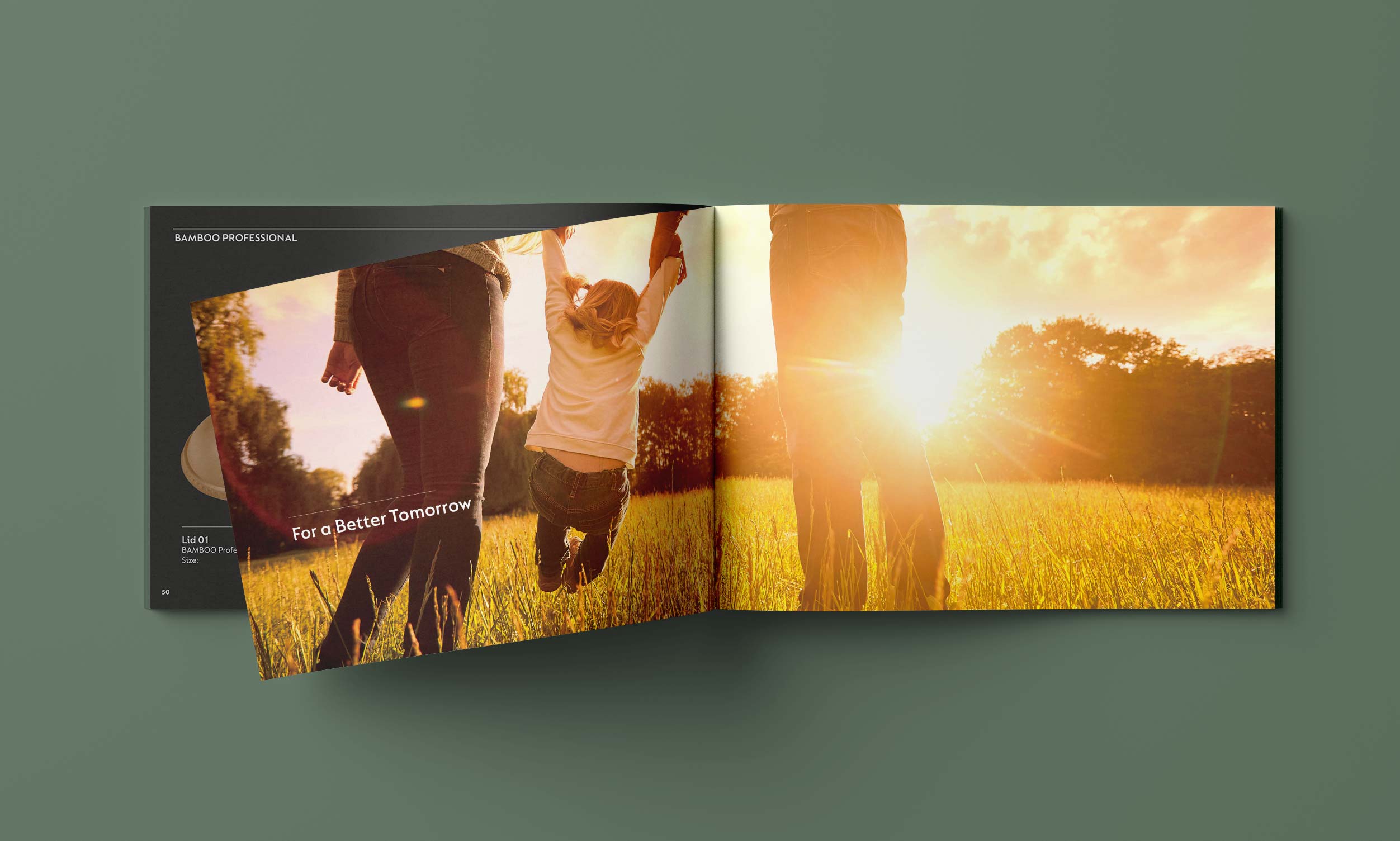 BAMBOO - Company Profile Booklet. Brand Story. Advertising Agency in Taiwan. Marketing and Branding - BE LUCKY Taipei.