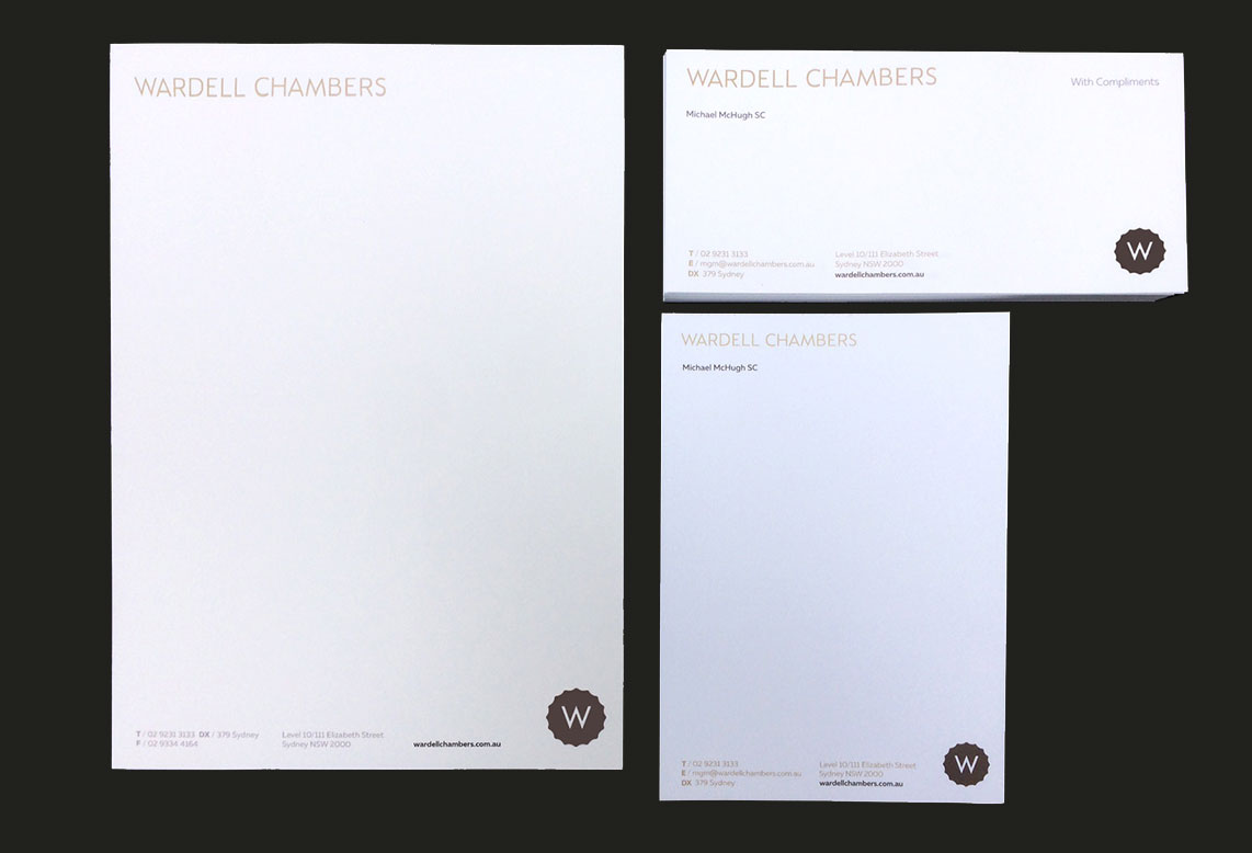 Wardell Chambers - Brand Identity. Branding Studio in Taiwan. BE LUCKY Taipei.